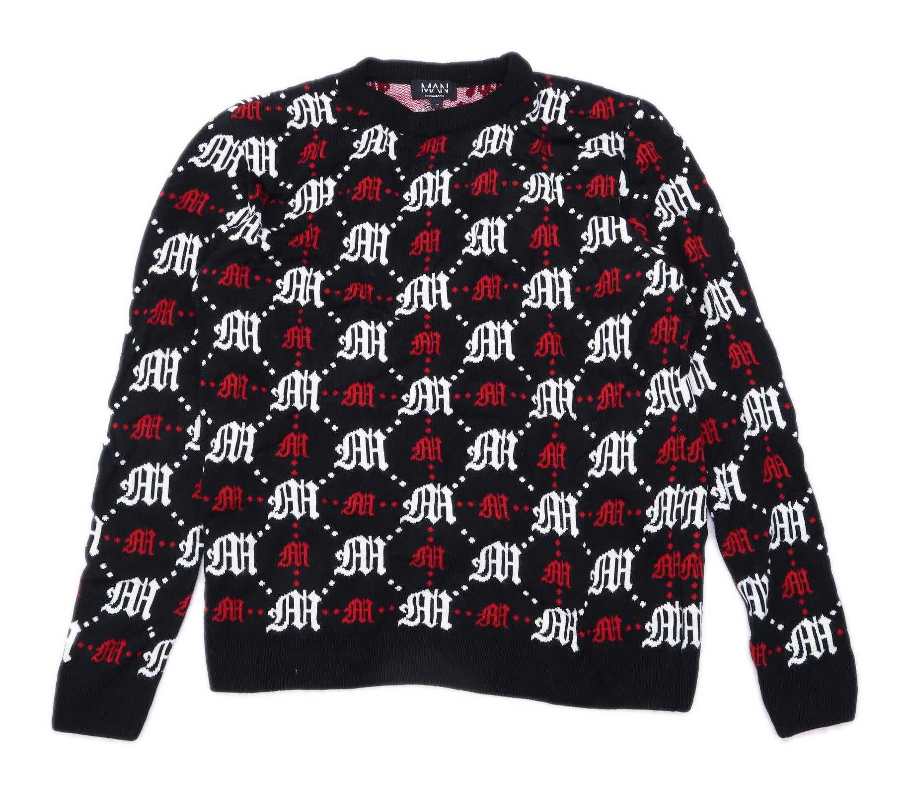 boohoo black jumper