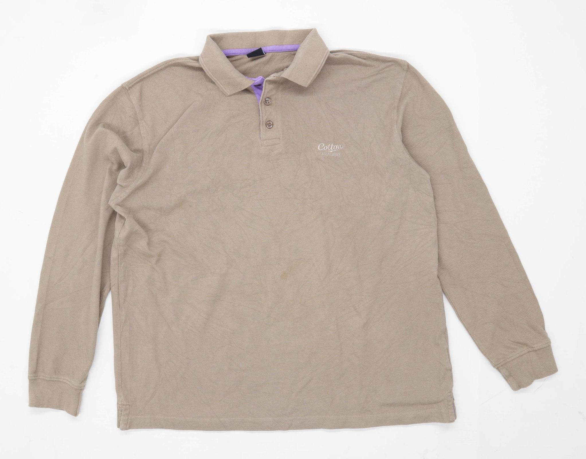 long sleeve polo shirts cotton traders