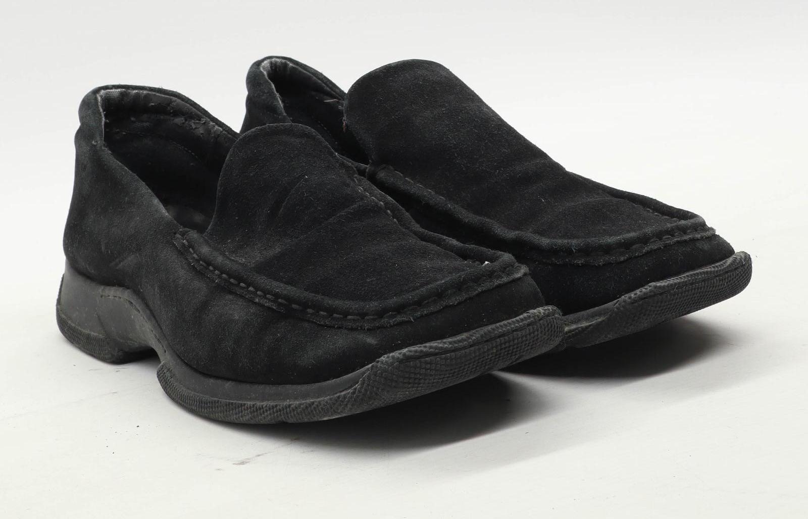 black suede casual shoes mens