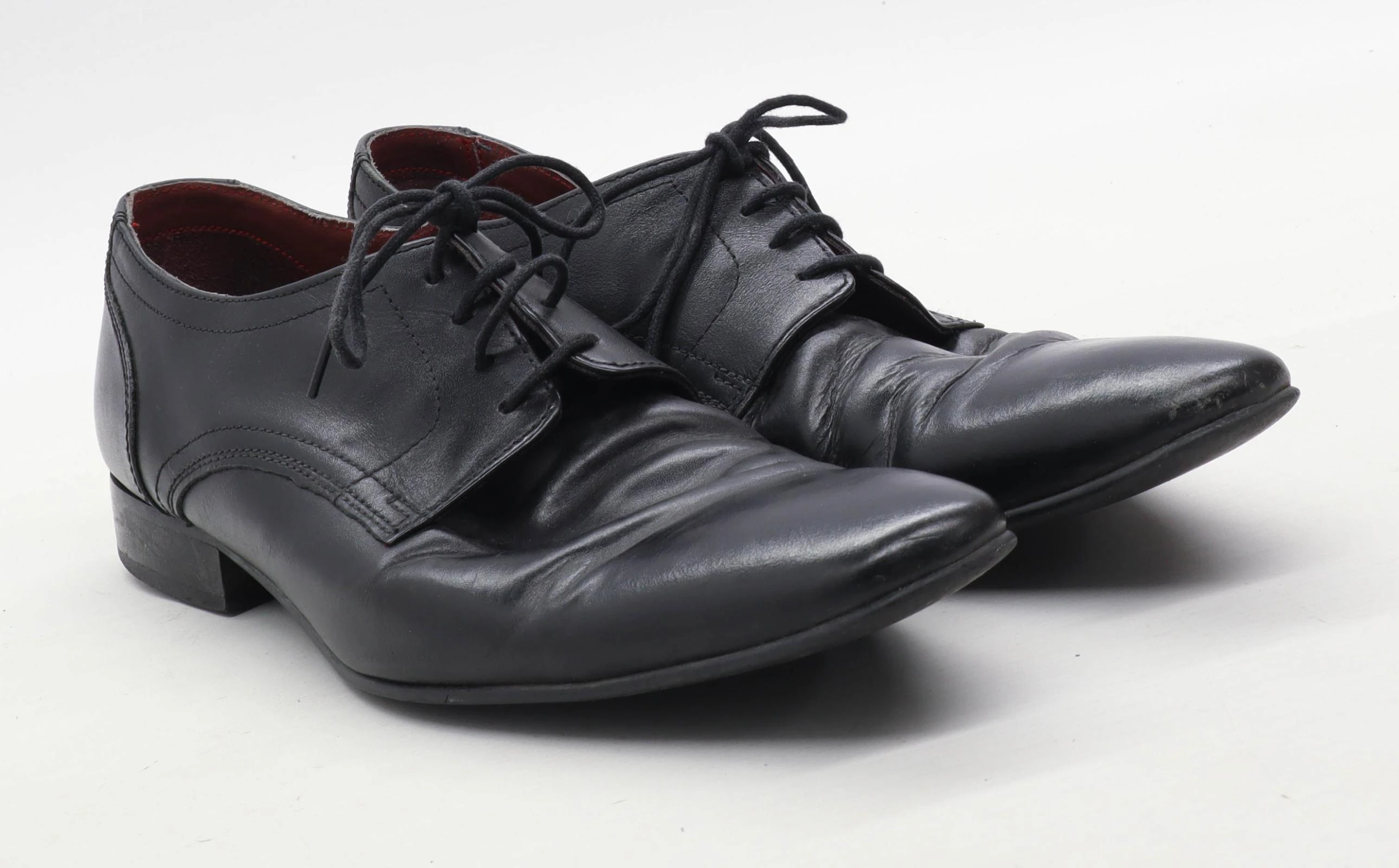 next mens black formal shoes
