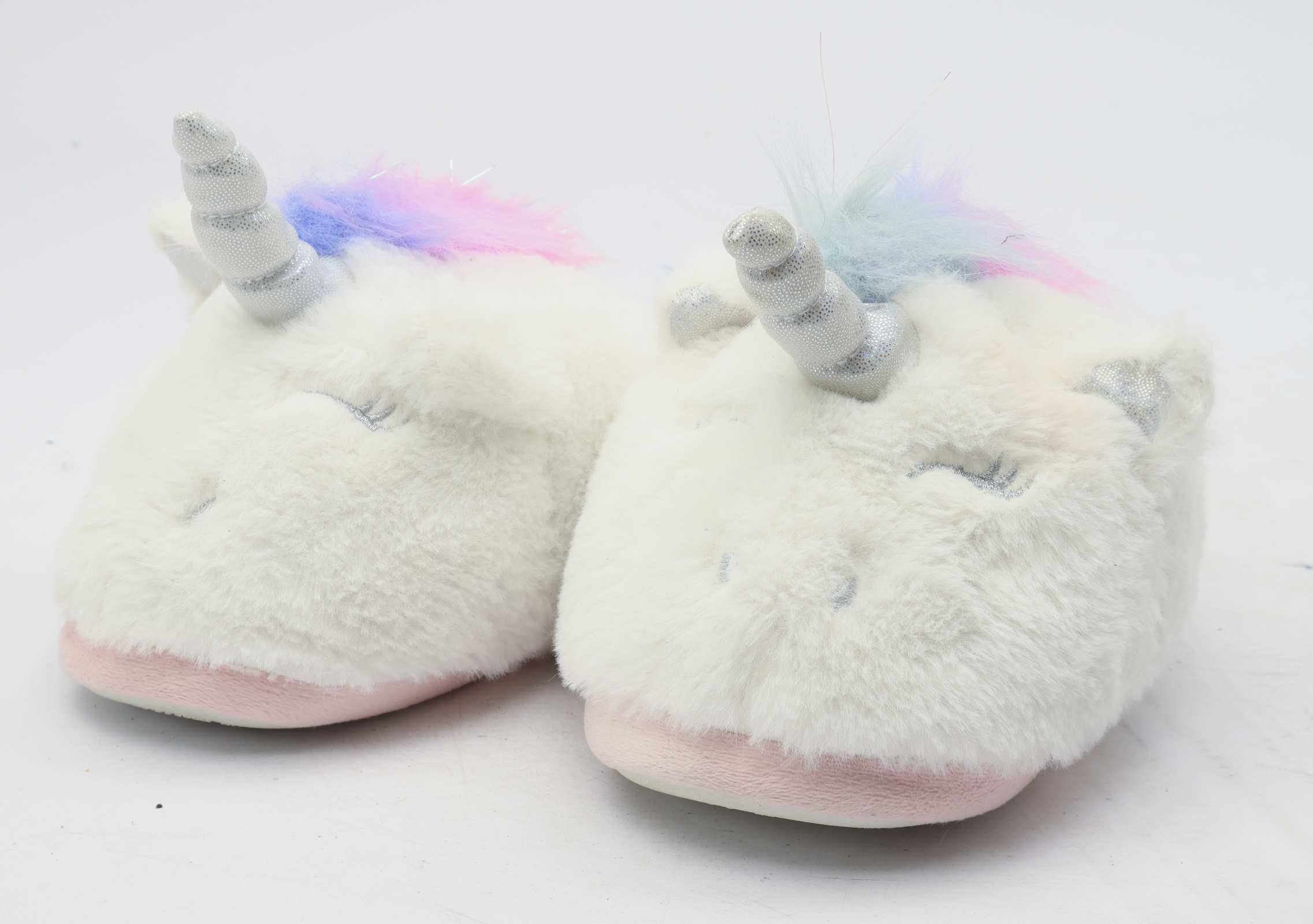 unicorn slippers size 4