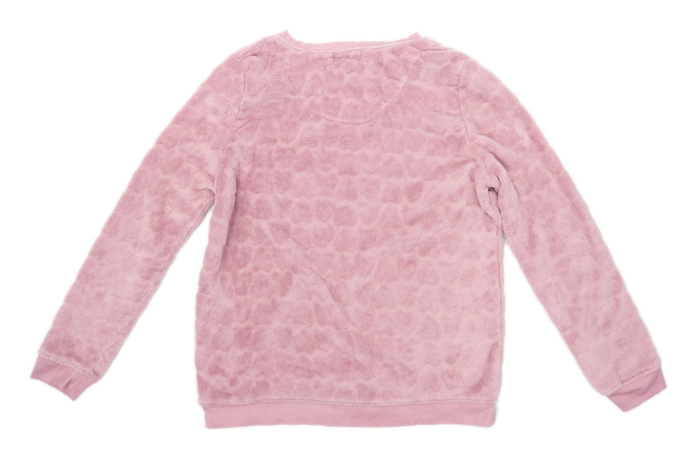 womens pink fluffy jumper