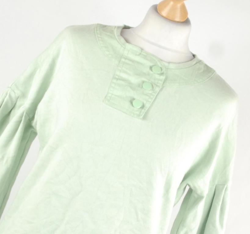 zara green sweatshirt