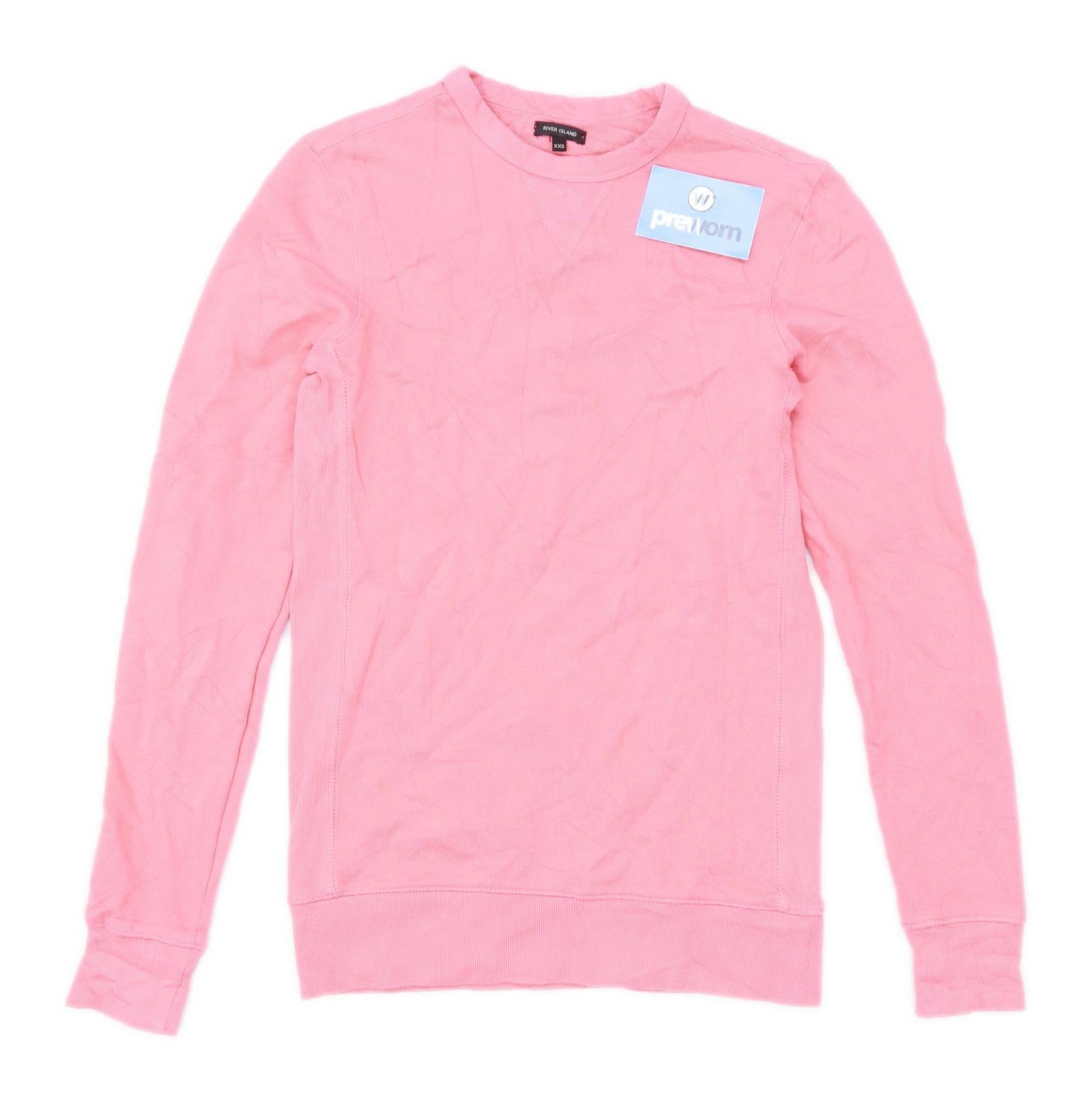 river island pink sweatshirt