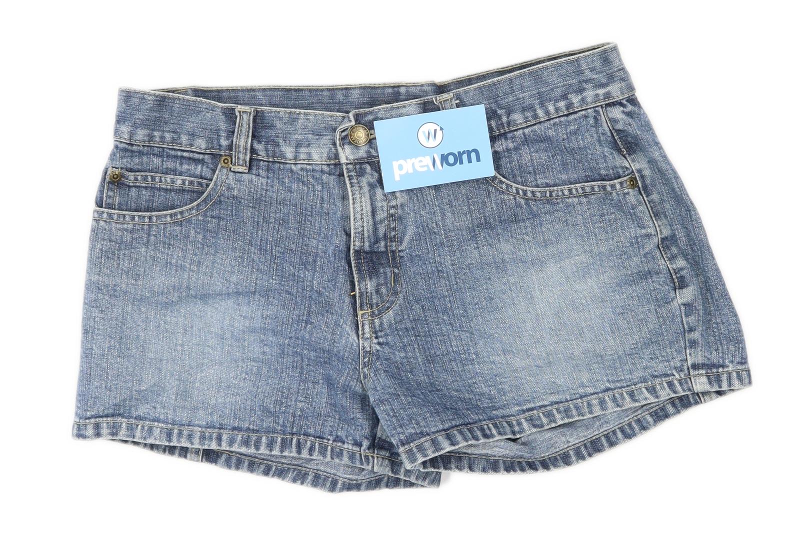womens denim shorts size 14