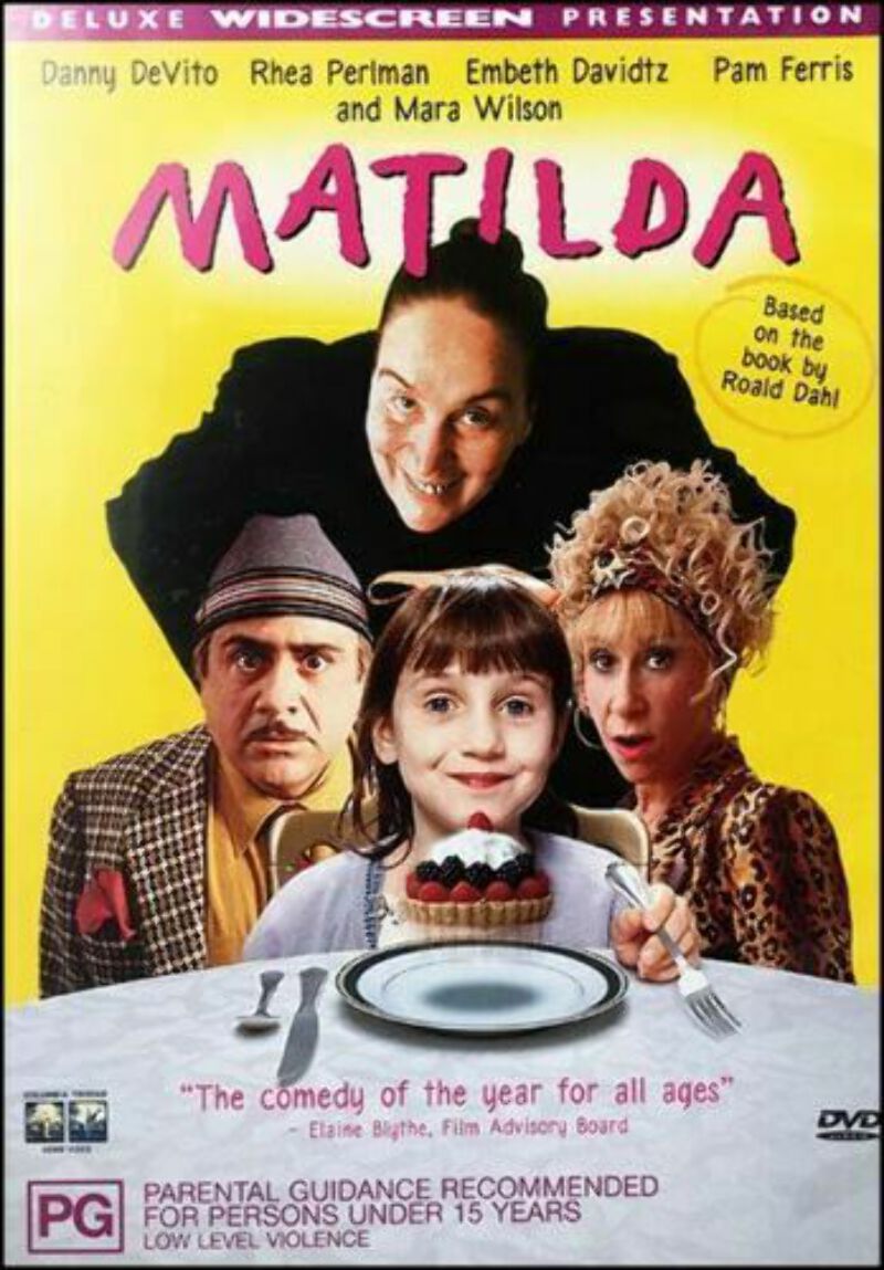 Matilda Danny Devito Rhea Perlman Mara Wilson Pam Ferris Comedy Film Dvd Reg 4 Ebay