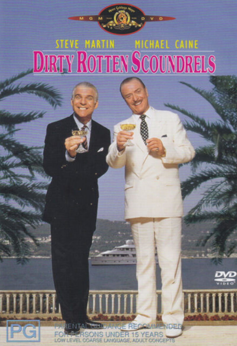 Dirty Rotten Scoundrels DVD Steve Martin Michael Caine Movie