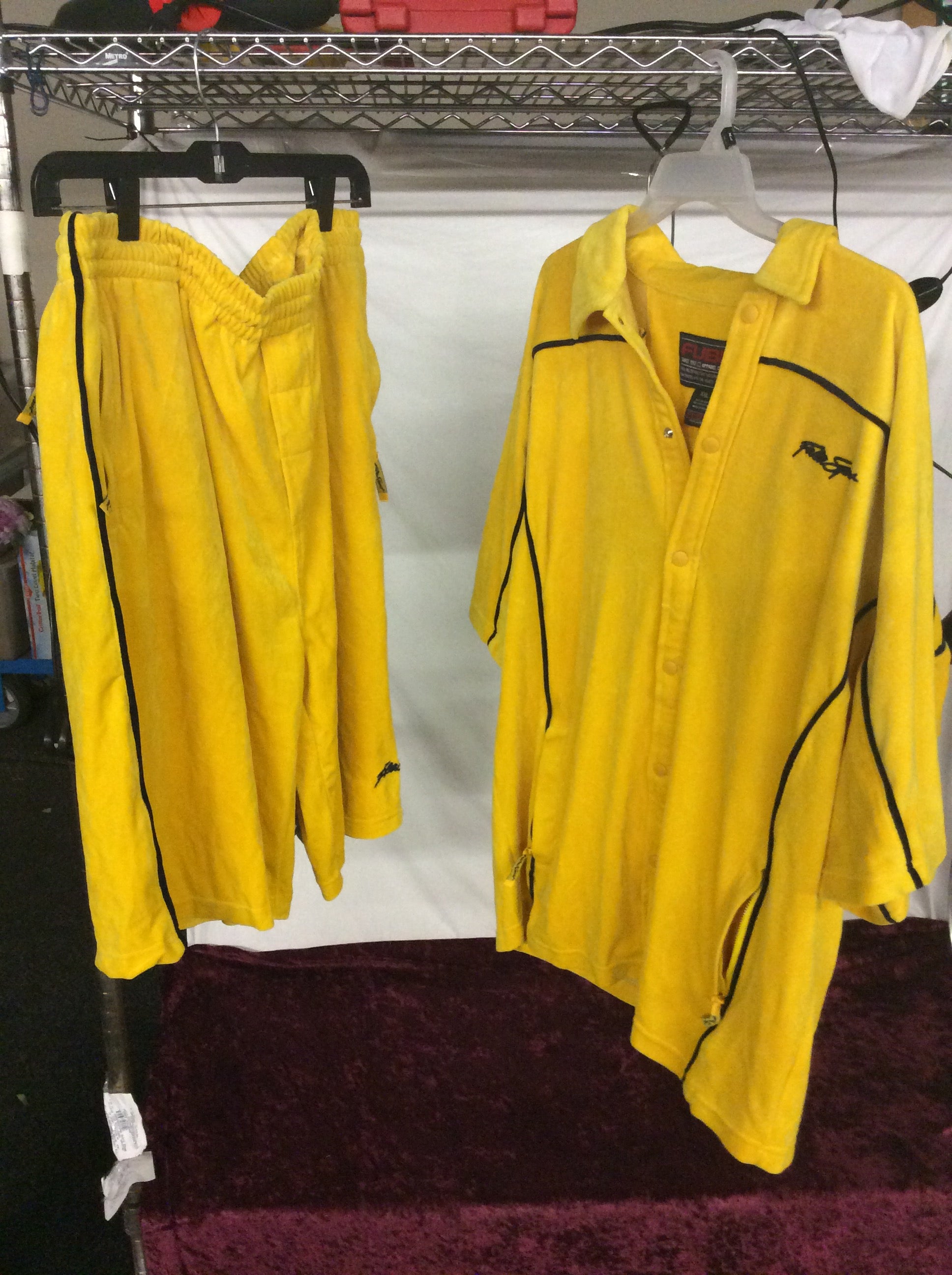 yellow fubu tracksuit