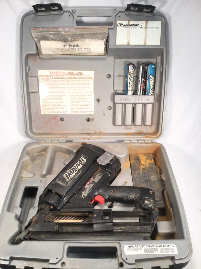 Itw Paslode Impulse Model 325 Solid State Nailer Ebay