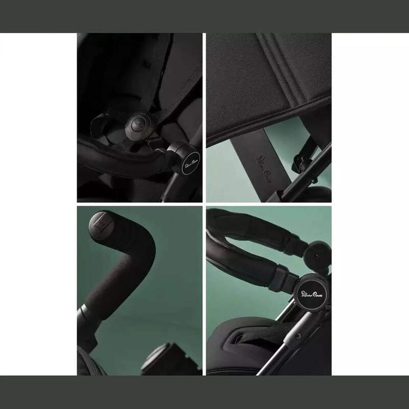 Silver Cross Pop Stroller – Lightweight, Lie-Flat Seat, Birth to 22kg | One-Hand Fold, UPF 50+ Hood