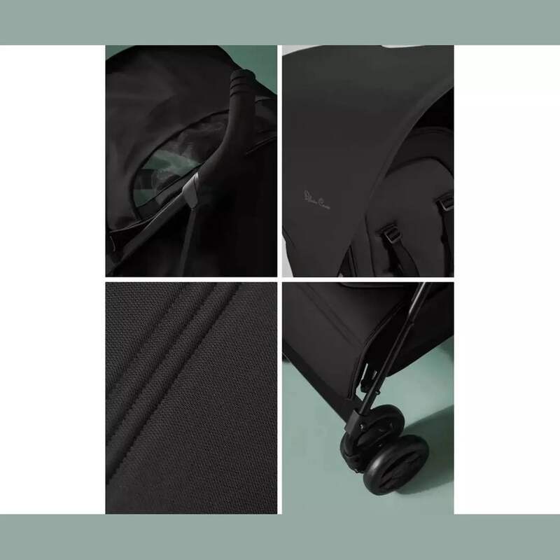 Silver Cross Pop Stroller – Lightweight, Lie-Flat Seat, Birth to 22kg | One-Hand Fold, UPF 50+ Hood