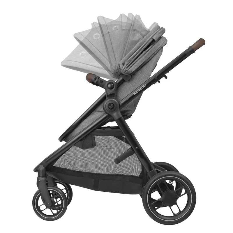 Maxi-Cosi Zelia S Trio 3-in-1 Baby Infant Travel System Foldable Pushchair Grey