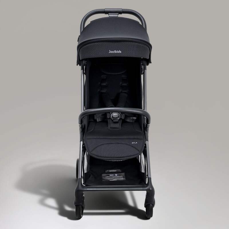 JoviKids Ayla Pushchair Lightweight, Compact & Travel-Friendly - Black