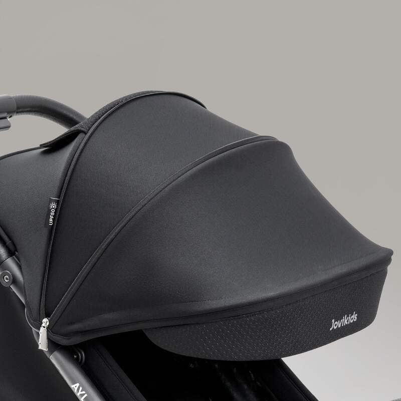 JoviKids Ayla Pushchair Lightweight, Compact & Travel-Friendly - Black