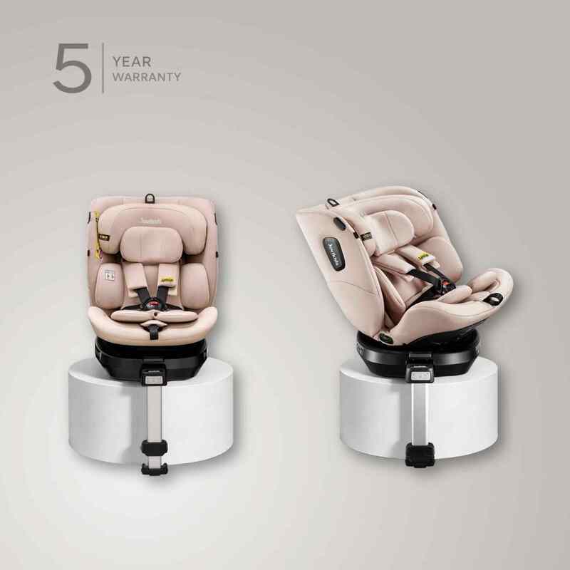 JoviKids Ranger 2 i-Size Car Seat with Leg Extension Cushion - Rosewood