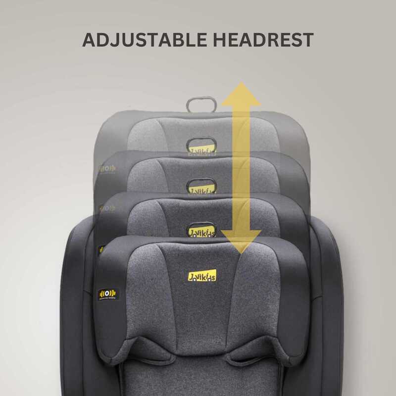 JoviKids Leon ISOFIX Booster Car Seat R129 i-Size Group 2/3 (15 Months to 12 Years) Twilight
