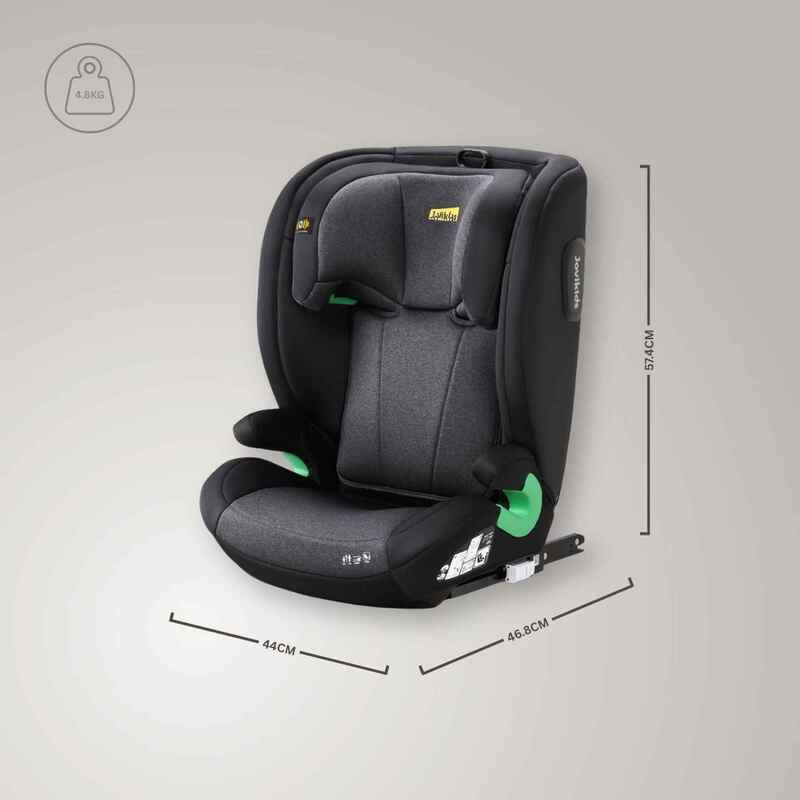 JoviKids Leon ISOFIX Booster Car Seat R129 i-Size Group 2/3 (15 Months to 12 Years) Twilight