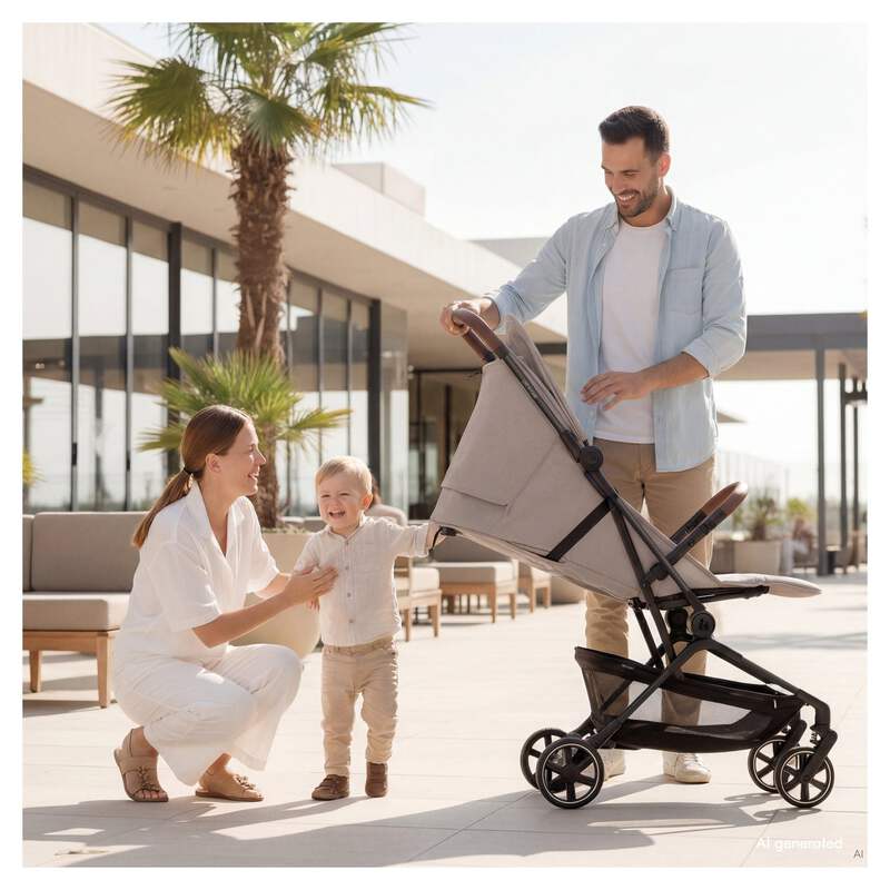Hauck Lite N Care Carbon Travel Stroller – Brand New Release