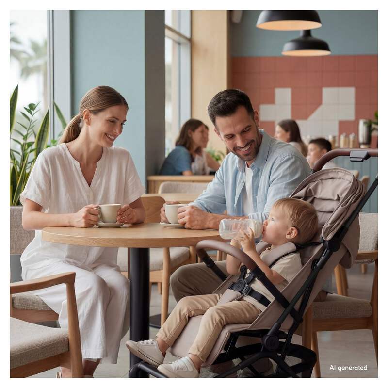 Hauck Lite N Care Carbon Travel Stroller – Brand New Release