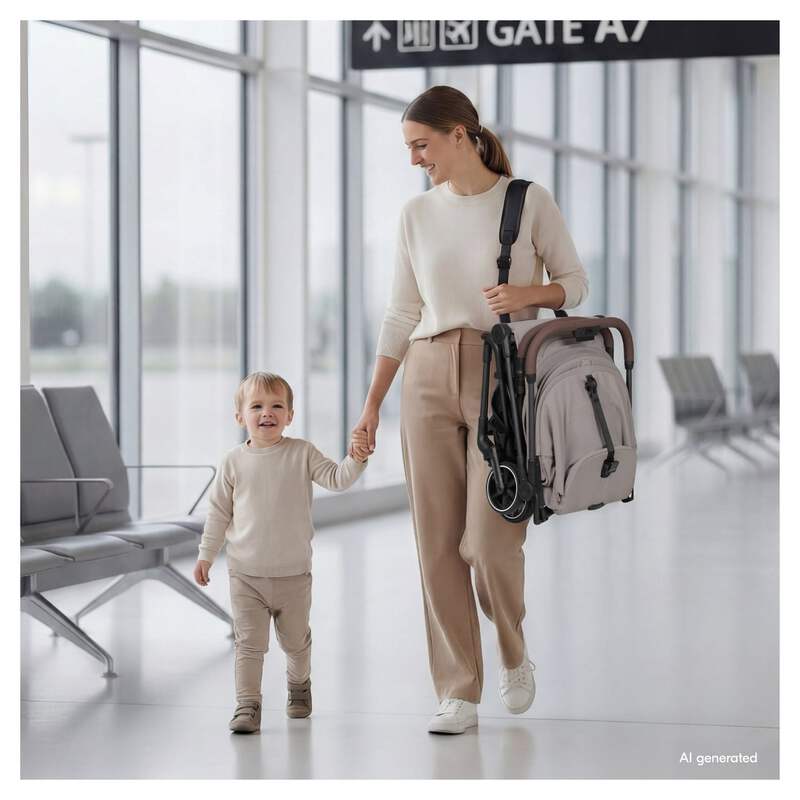 Hauck Lite N Care Carbon Travel Stroller – Brand New Release