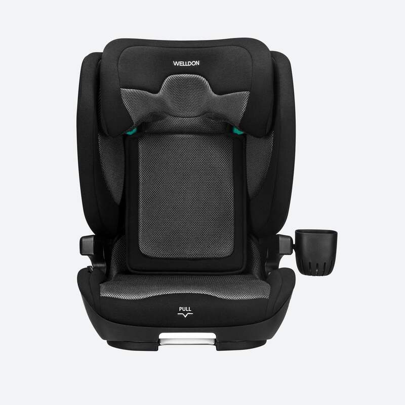 Welldon Cocoon Travel 2 High Back Booster Car Seat – Ebony Black