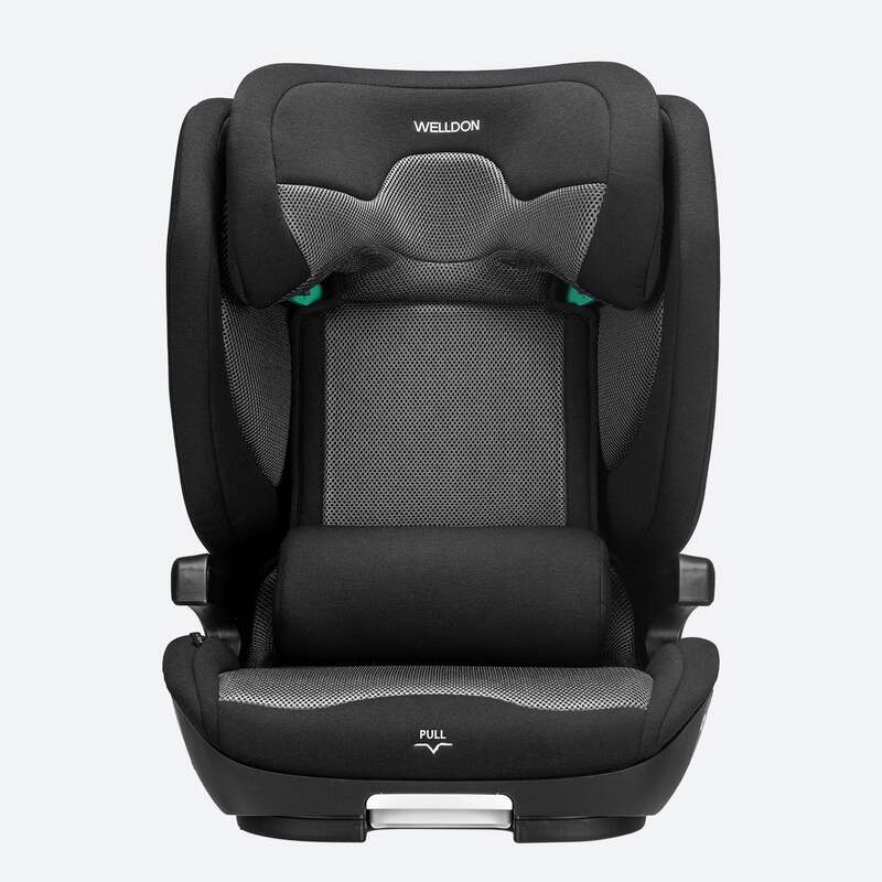 Welldon Cocoon Travel 2 High Back Booster Car Seat – Ebony Black