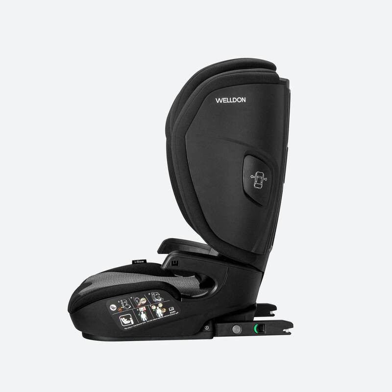 Welldon Cocoon Travel 2 High Back Booster Car Seat – Ebony Black