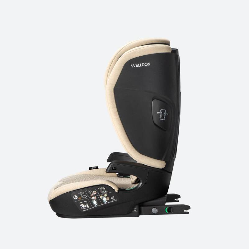 Welldon Cocoon Travel 2 High Back Booster Car Seat – Sahara Beige