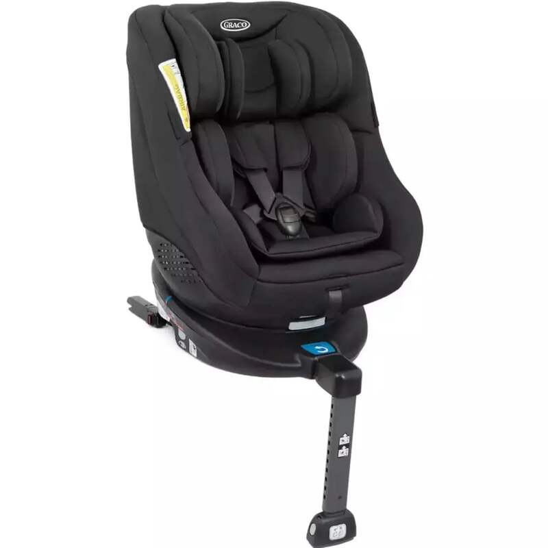 Graco Turn2Me Child Car Seat Group 0+/1 R44 with Isofix and 360° Rotating Black