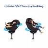 Graco Turn2Me Child Car Seat Group 0+/1 R44 with Isofix and 360° Rotating Black