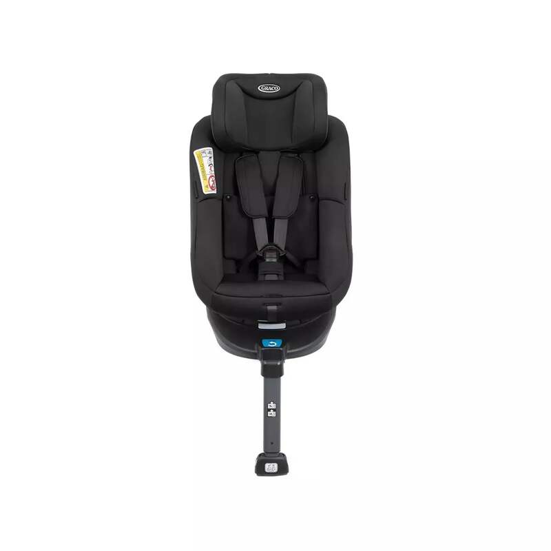 Graco Turn2Me Child Car Seat Group 0+/1 R44 with Isofix and 360° Rotating Black