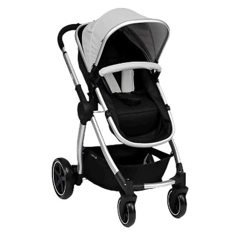 Mothercare 4-Wheel Journey Travel System - Silver/Brushed Chrome