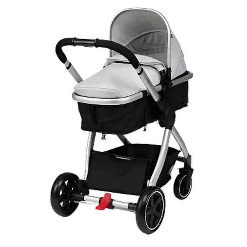 Mothercare 4-Wheel Journey Travel System - Silver/Brushed Chrome