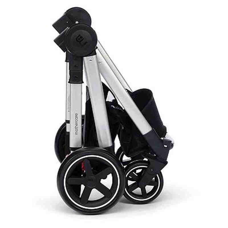Mothercare 4-Wheel Journey Travel System - Silver/Brushed Chrome