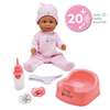 Tiny Tears Baby Deluxe – Interactive Doll with 20 Baby Sounds