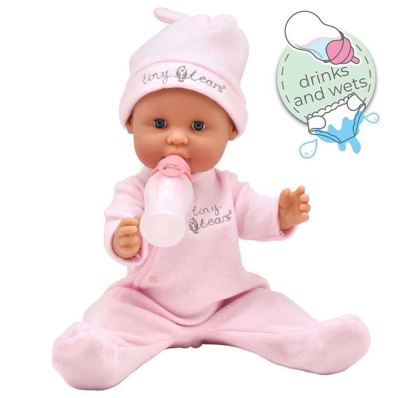 Tiny Tears Baby Deluxe – Interactive Doll with 20 Baby Sounds
