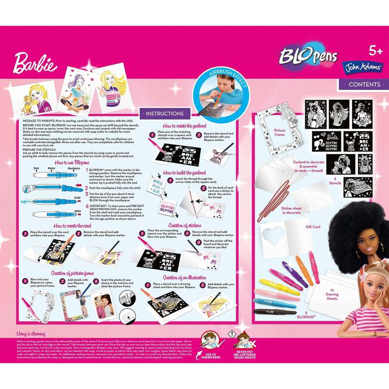 Barbie Airbrush Art Studio – Create & Customize with Stunning Effects!