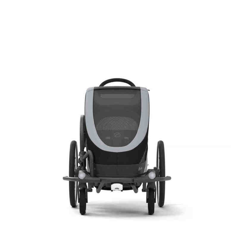 Cybex Zeno Bike Trailer & Pushchair – All Black