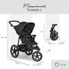 Hauck Runner 2 All Terrain Pushchair Black