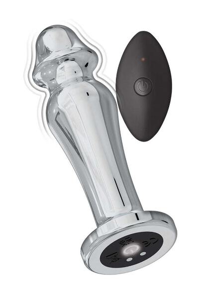 Ass-Sation Remote Control Rechargeable Vibrating Metal Anal Lover | eBay
