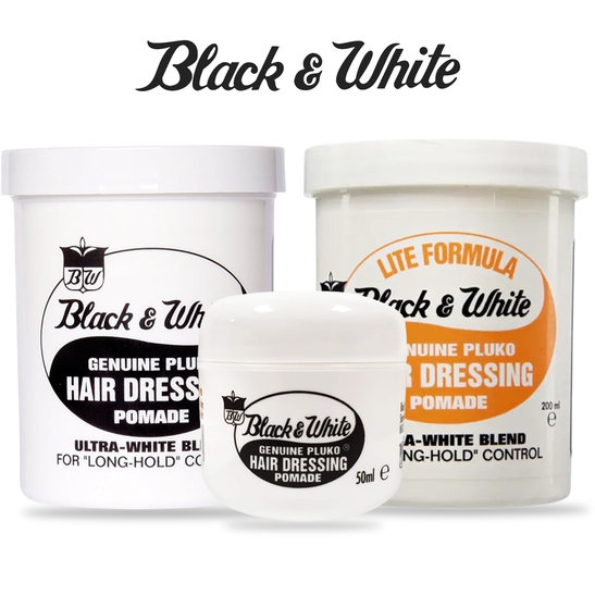 black & white hair dressing Black & White Hair Dressing Pomade Review -- Amazing for the Money