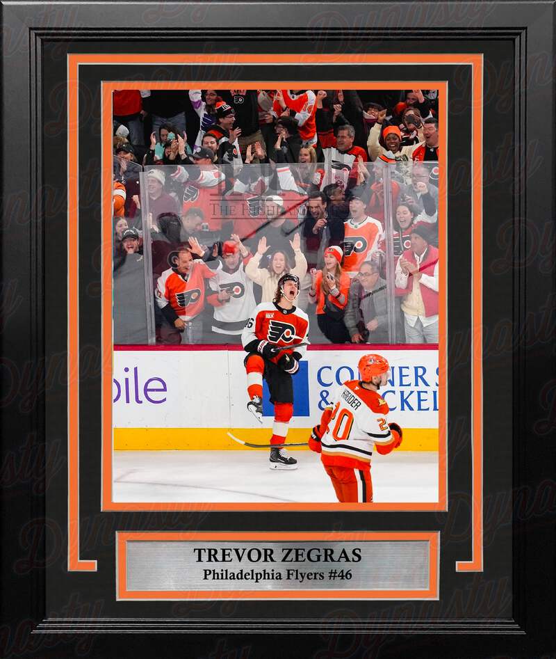 Trevor Zegras Philadelphia Flyers Celebration 8