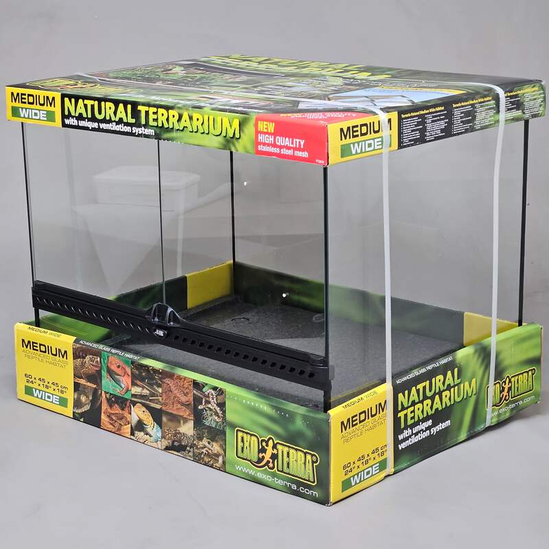 EXO-TERRA Natural Terrarium Reptile Habitat Medium-Wide 24