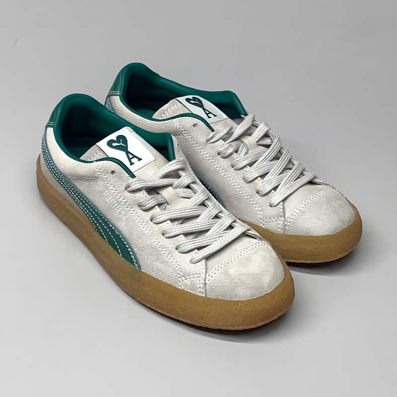 Puma AMI X Suede Crepe Lace Up Mens Sneakers Casual Shoes SZ 8 New