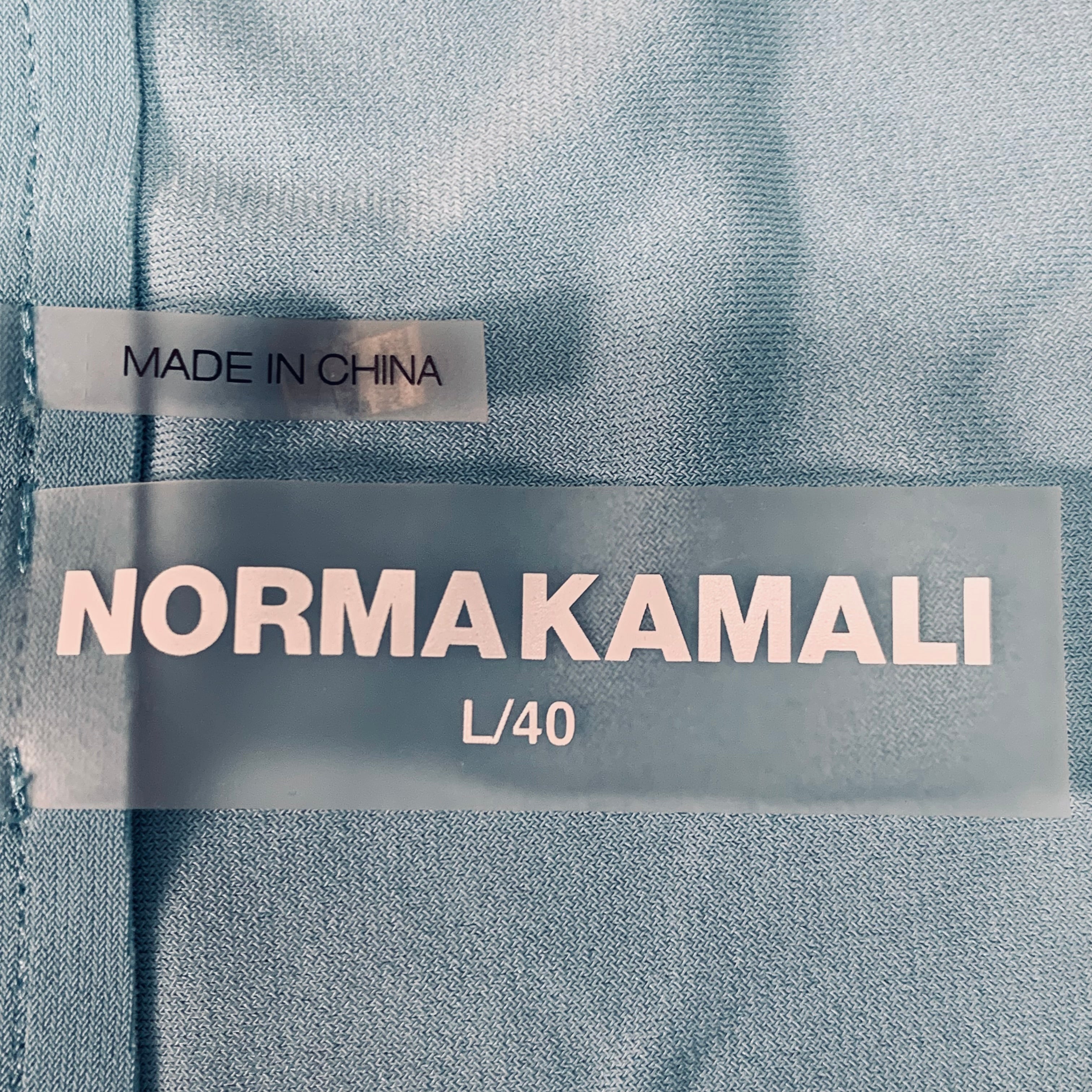 NORMA KAMALI Oversized Boyfriend Nk Shirt W/ Ruffle Bottom
