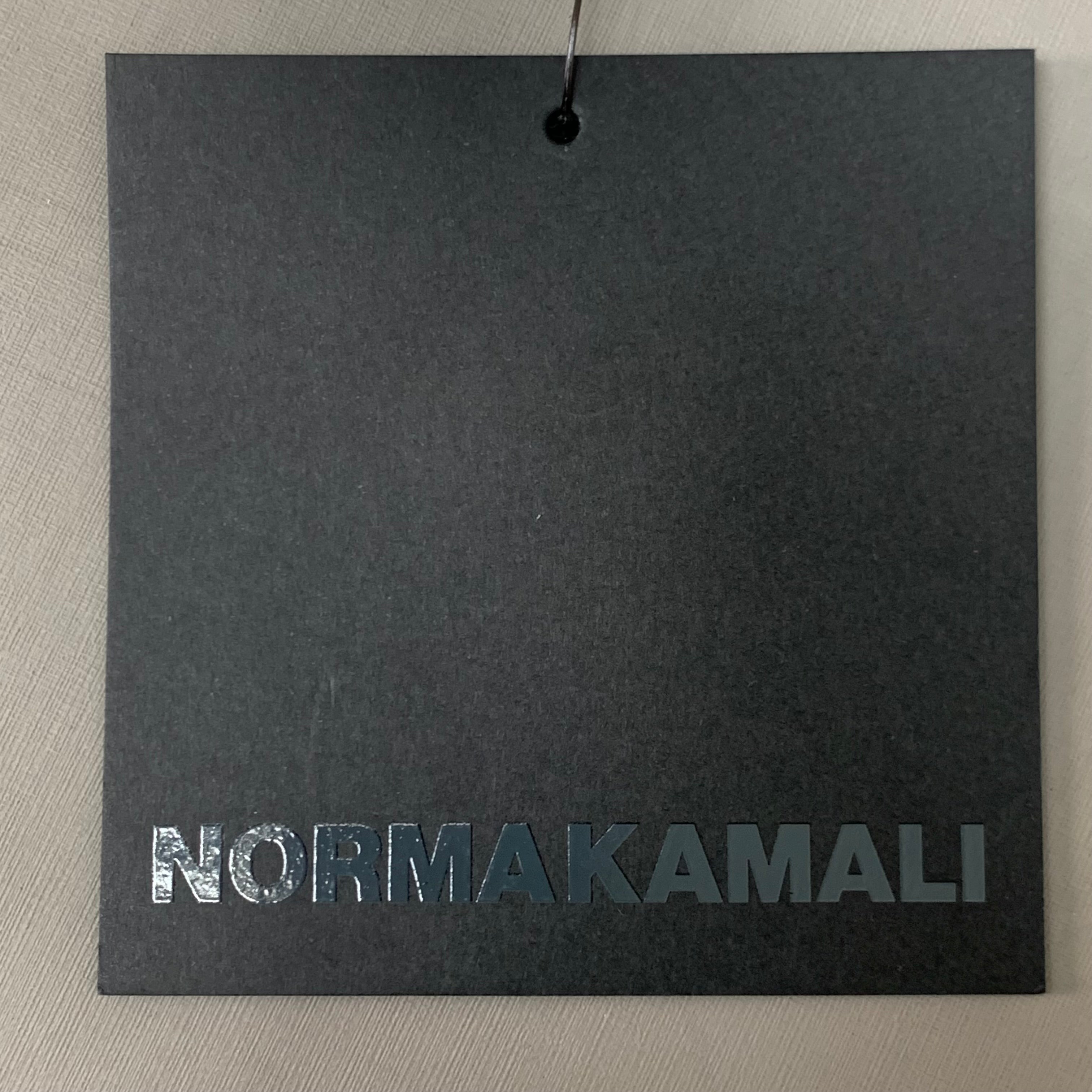 NORMA KAMALI Oversized Boyfriend Nk Shirt W/ Ruffle Bottom