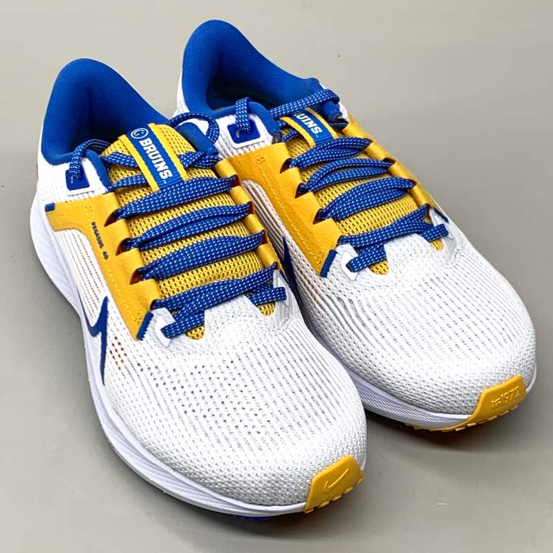 NIKE Zoom Pegasus 40 UCLA White/Signal Blue-Gold 14.5  display picture 1