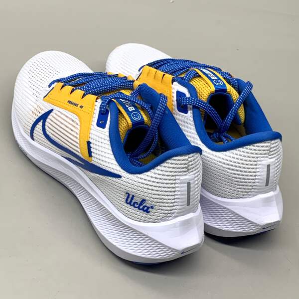 NIKE Zoom Pegasus 40 UCLA White/Signal Blue-Gold 14.5  display picture 2