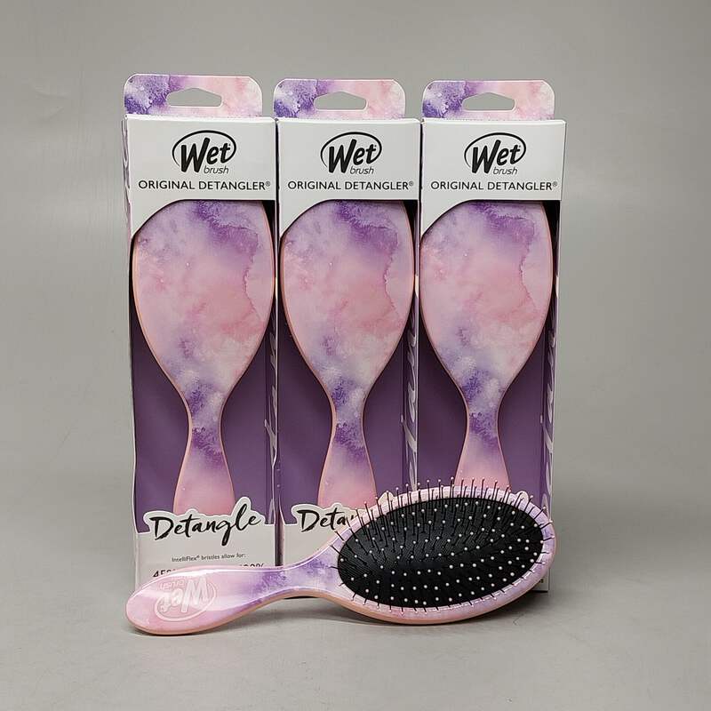 WET BRUSH (4 PACK) Original Detangler Hair Brush Pink / Purple