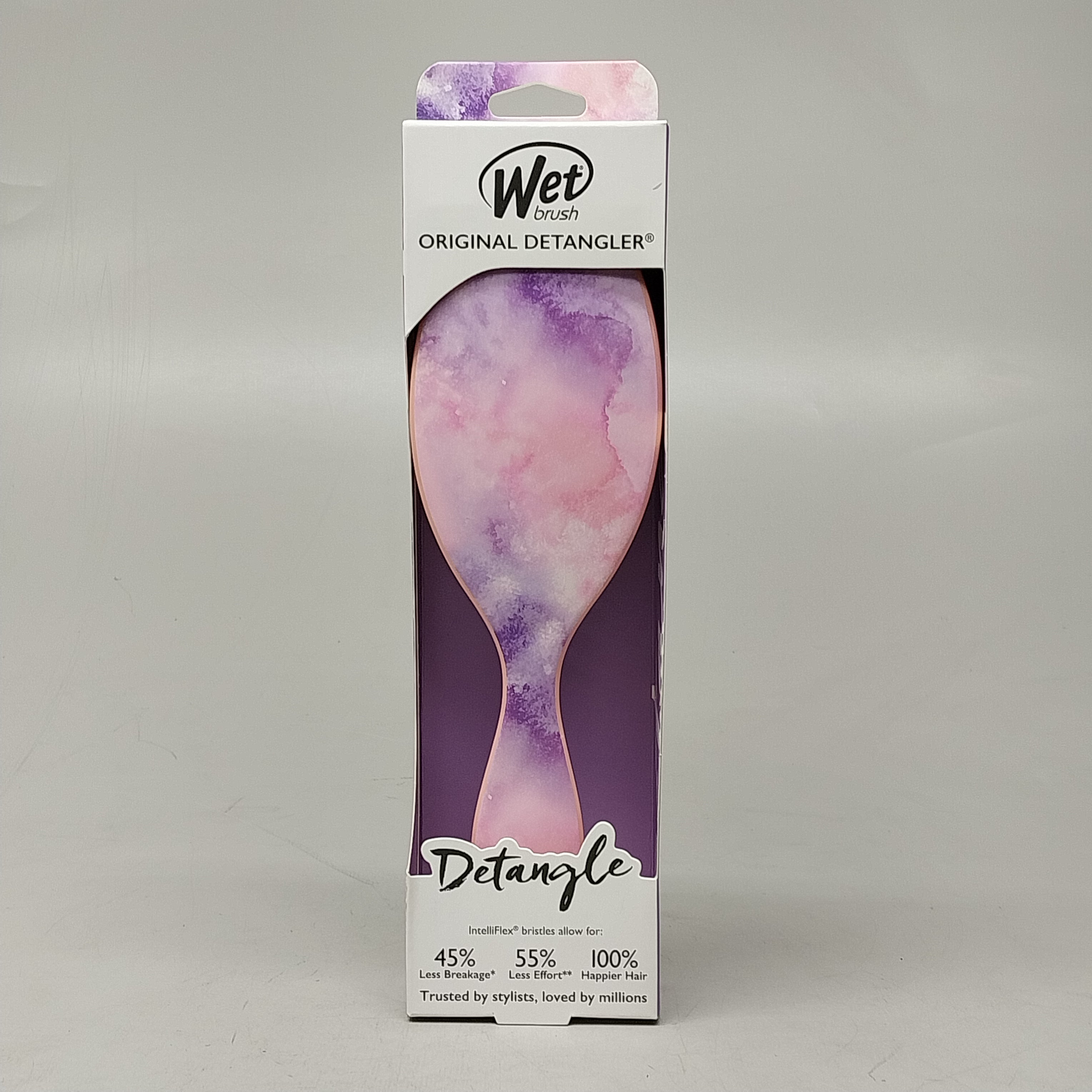 WET BRUSH (4 PACK) Original Detangler Hair Brush Pink / Purple